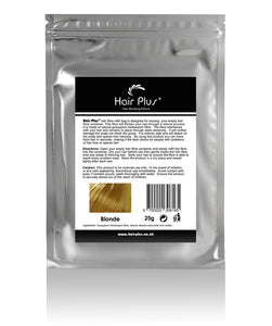 Hair Plus Blonde Hair Fibre Refill Bag 25g, 50g,100g, 150g,300g,600g