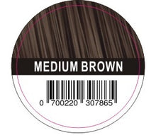 Load image into Gallery viewer, Hair Plus Medium Brown Hair Fibre Refill Bag 25g, 50g,100g, 150g,300g,600g